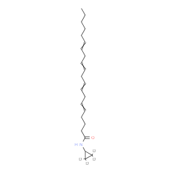 Arachidonyl(cyclopropyl-d4)amide structure