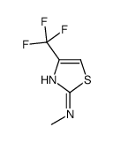 N-methyl-4-(trifluoromethyl)-1,3-thiazol-2-amine结构式