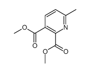 dimethyl 6-methylpyridine-2,3-dicarboxylate结构式