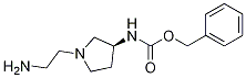 [(S)-1-(2-AMino-ethyl)-pyrrolidin-3-yl]-carbaMic acid benzyl ester结构式