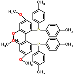 (R)-2,2'-Bis(di-p-tolylphosphino)-4,4',6,6'-tetramethoxy)-1,1'-biphenyl Structure