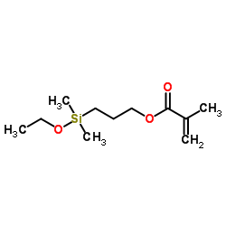 3-[Ethoxy(dimethyl)silyl]propyl methacrylate Structure