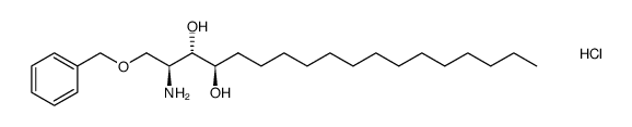 (2S,3S,4R)-2-amino-1-(benzyloxy)octadecane-3,4-diol hydrochloride Structure