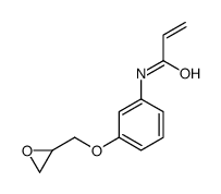 N-[3-(oxiran-2-ylmethoxy)phenyl]prop-2-enamide Structure