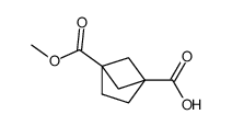 4-methoxycarbonylbicyclo[2.1.1]hexane-1-carboxylic acid Structure