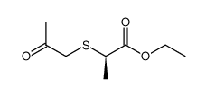 ethyl (R)-2-(2-oxopropylthio)propionate Structure