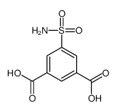 5-sulfamoylbenzene-1,3-dicarboxylic acid Structure