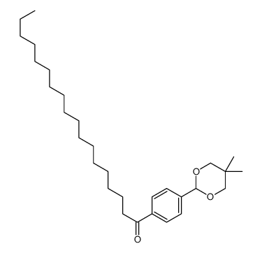1-[4-(5,5-dimethyl-1,3-dioxan-2-yl)phenyl]octadecan-1-one Structure