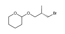 (S)-3-Bromo-2-methyl-1-((tetrahydropyranyl)oxy)propane Structure