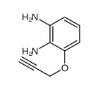 1,2-Benzenediamine,3-(2-propynyloxy)- (9CI) Structure