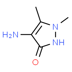 3H-Pyrazol-3-one,4-amino-1,2-dihydro-1,5-dimethyl-(9CI) structure