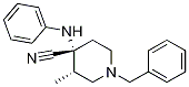 trans-(+)-3-Methyl-4-(phenylaMino)-1-(phenylMethyl)-4-piperidinecarbonitrile picture