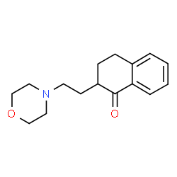 2-(2-MORPHOLINOETHYL)-3,4-DIHYDRONAPHTHALEN-1(2H)-ONE结构式