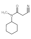 2-Cyano-N-cyclohexyl-N-methylacetamide Structure