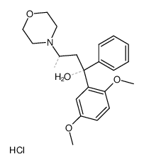 1-(2,5-Dimethoxy-phenyl)-3-morpholin-4-yl-1-phenyl-butan-1-ol; hydrochloride结构式