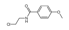 N-(2-chloroethyl)-4-methoxybenzamide Structure