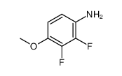 2,3-difluoro-4-methoxyaniline Structure