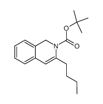 2-(tert-butoxycarbonyl)-3-(1-n-butyl)-1,2-dihydroisoquinoline Structure