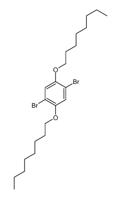 1,4-DIBROMO-2,5-DI(OCTYLOXY)BENZENE structure