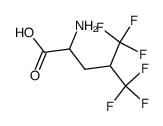 2-Amino-5,5,5-trifluoro-4-(trifluoromethyl)pentanoic acid结构式