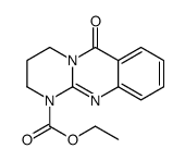 ethyl 6-oxo-3,4-dihydro-2H-pyrimido[2,1-b]quinazoline-1-carboxylate结构式