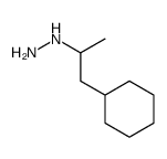 1-cyclohexylpropan-2-ylhydrazine Structure