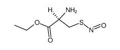 (S)-nitroso-L-cysteine ethyl ester Structure