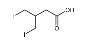 4-iodo-3-iodomethyl-butanoic acid结构式