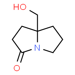 3H-Pyrrolizin-3-one, hexahydro-7a-(hydroxymethyl)- Structure