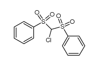 α-chlorobis(phenylsulfonyl)methane Structure