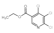 4,5,6-三氯烟酸乙酯结构式