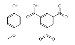 3,5-dinitrobenzoic acid,4-methoxyphenol结构式