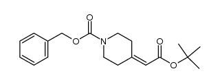 4-tert-butoxycarbonyl-methylene-N-CBZ-piperidine Structure