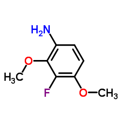 3-Fluoro-2,4-dimethoxyaniline structure