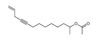 2RS-acetoxytridec-12-en-9-yne结构式