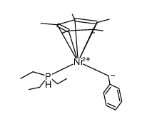 Cp*Ni(PEt3)CH2Ph Structure