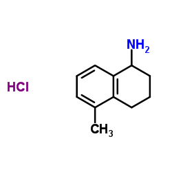 5-Methyl-1,2,3,4-tetrahydronaphthalen-1-amine hydrochloride Structure