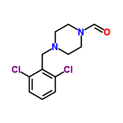4-(2,6-Dichlorobenzyl)-1-piperazinecarbaldehyde结构式