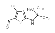 4-氯-2-(叔丁基氨基)-5-噻唑甲醛结构式