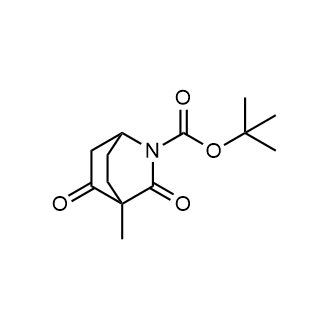 tert-butyl 4-methyl-3,5-dioxo-2-azabicyclo[2.2.2]octane-2-carboxylate structure