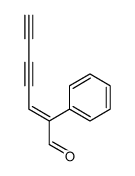 2-PHENYLHEPT-2-ENE-4,6-DIYNAL结构式