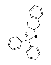 (S)-2-(diphenylphosphinamido)-3-phenylpropan-1-ol Structure