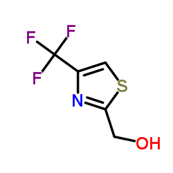 (4-(三氟甲基)噻唑-2-基)甲醇结构式