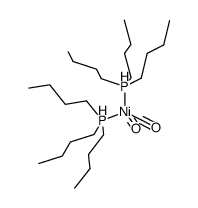 (CO)2Ni(P(C4H9-n)3)2结构式