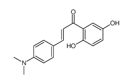 1-(2,5-dihydroxyphenyl)-3-[4-(dimethylamino)phenyl]prop-2-en-1-one Structure