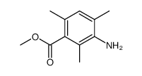 Benzoic acid, 3-amino-2,4,6-trimethyl-, methyl ester (9CI)结构式