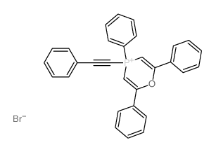 4H-1,4-Oxaphosphorinium,2,4,6-triphenyl-4-(2-phenylethynyl)-, bromide (1:1) picture