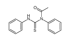 N-acetyl-N,N'-diphenyl-thiourea Structure