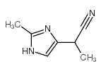 1-氰基乙基-2-甲基咪唑结构式