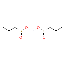 Bis[(propylsulfinyl)oxy]zinc Structure